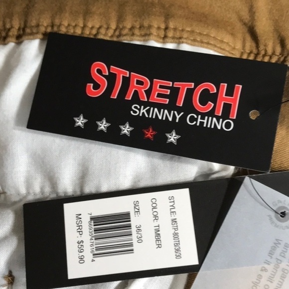 GALAXY by Harvic Stretch Skinny Chino - Picture 7 of 9